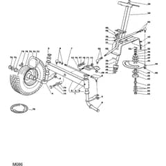 1438M - 2002 - 13-2656-12 - Mountfield Ride On Mower Steering Diagram