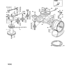 1438M - 2002 - 13-2656-12 - Mountfield Ride On Mower Transmission Diagram