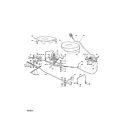 1438M - 2003 - 13-2656-13 - Mountfield Ride On Mower Deck Engagement Diagram