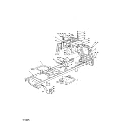 1438M - 2004 - 13-2656-14 - Mountfield Ride On Mower Chassis Diagram