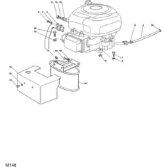 1438M - 2004 - 13-2656-14 - Mountfield Ride On Mower Engine Diagram