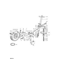 1438M - 2004 - 13-2656-14 - Mountfield Ride On Mower Steering Diagram