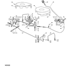 1438M - 2006 - 13-2673-11 - Mountfield Ride On Mower Deck Engagement Diagram