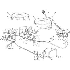 1438M - 2007 - 299952383/MO6 - Mountfield Ride On Mower Engagement Diagram
