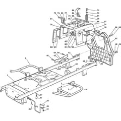 1438M - 2007 - 299952383/MO6 - Mountfield Ride On Mower Frame Diagram