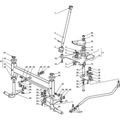 1438M - 2008 - 299958333/M08 - Mountfield Ride On Mower Steering Diagram