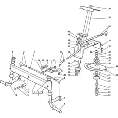 1438M SD - 2002-2005 - 299952333/MOE - Mountfield Ride On Mower Steering Diagram