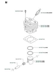 Husqvarna 143R - 2007-Current - Cylinder Piston