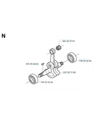 Husqvarna 143R - 2005-2006 - Crankshaft