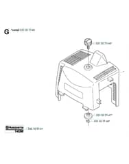 Husqvarna 143R - 2005-2006 - Cylinder Cover
