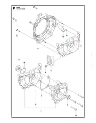 Husqvarna 143R-II - Crankcase