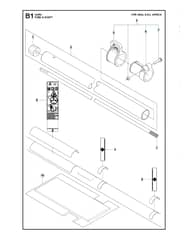 Husqvarna 143R-II - Tube & Shaft For Asia, E-Eu, Africa