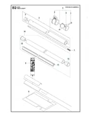 Husqvarna 143R-II - Tube & Shaft For South America