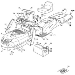 1440H - 2003 - 13-2660-13 - Mountfield Ride On Mower Body Diagram