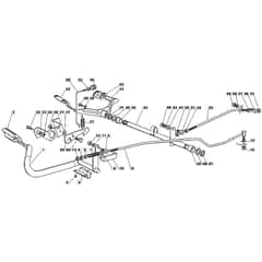 1440H - 2003 - 13-2660-13 - Mountfield Ride On Mower Controls Diagram