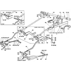 1440H - 2003 - 13-2660-13 - Mountfield Ride On Mower Deck Lifting Diagram