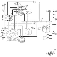 1440H - 2003 - 13-2660-13 - Mountfield Ride On Mower Electric Equipment Diagram