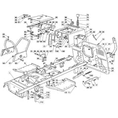 1440H - 2004 - 13-2660-14 - Mountfield Ride On Mower Chassis Diagram