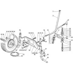 1440H - 2004 - 13-2660-14 - Mountfield Ride On Mower Steering Diagram