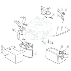 1440H - 2005 - 13-2660-15 - Mountfield Ride On Mower B&S Engine Diagram