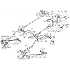 1440H - 2007 - 13-2675-11 - Mountfield Ride On Mower Cutting plate lifting Diagram