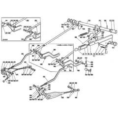 1440H - 2006 - 13-2684-11 - Mountfield Ride On Mower Deck Lifting Diagram