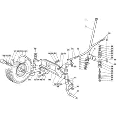 1440H - 2006 - 13-2684-11 - Mountfield Ride On Mower Steering Diagram