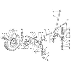 1440H - 2007 - 13-2684-12 - Mountfield Ride On Mower Steering Diagram