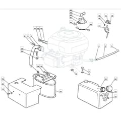1440H - 2004-2005 - 299931333/MOE - Mountfield Ride On Mower B&S Engine Diagram