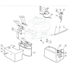 1440H - 2006 - 299931383/MO6 - Mountfield Ride On Mower B&S Engine Diagram
