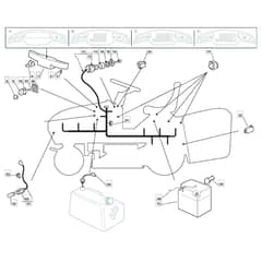 1440H - 2006 - 299931383/MO6 - Mountfield Ride On Mower Electrics Diagram