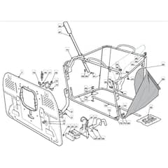 1440H - 2006 - 299931383/MOE - Mountfield Ride On Mower Grasscatcher Diagram
