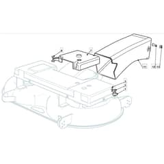 1440H - 2006 - 299931383/MOE - Mountfield Ride On Mower Guards Diagram