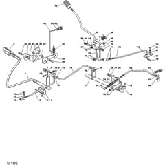 1440M - 2003 - 13-2653-13 - Mountfield Ride On Mower Controls Diagram