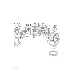 1440M - 2003 - 13-2653-13 - Mountfield Ride On Mower Transmission Diagram