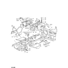 1440M - 2004 - 13-2653-14 - Mountfield Ride On Mower Chassis Diagram