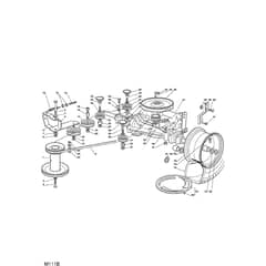1440M - 2004 - 13-2653-14 - Mountfield Ride On Mower Transmission Diagram