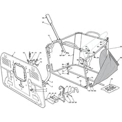 1440M - 2007 - 299911383/MO7 - Mountfield Ride On Mower Grasscatcher Diagram