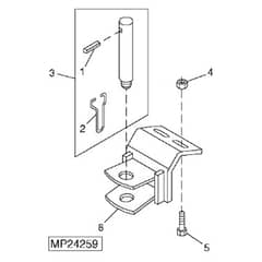 John Deere 1445 - PC10345 - Front Hitch - ST451881