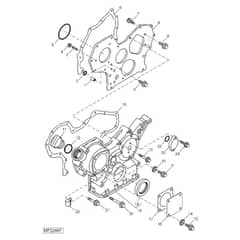 John Deere 1445 - PC10345 - Gear Case - ST452144