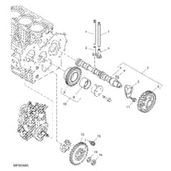 John Deere 1445 - PC10345 - Camshaft - ST452161