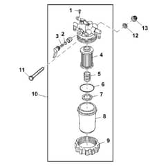 John Deere 1445 - PC10345 - Fuel Filter ( - 040000) - ST452187