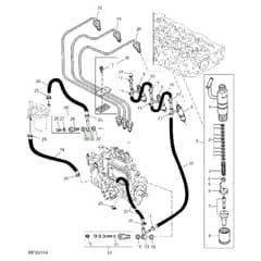 John Deere 1445 - PC10345 - Fuel Injection ( - 040000) - ST452188