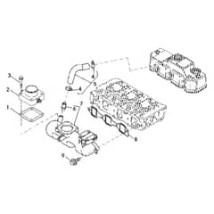 John Deere 1445 - PC10345 - Intake Manifold (040001 - ) - ST452197