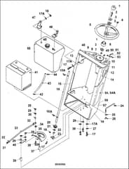 Hayter 14-38 Ride On Tractor - H1438 - Console Assy
