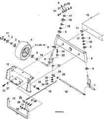 Hayter 14-38 Ride On Tractor - HY1438 - Front Axle Assy