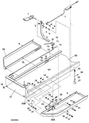 Hayter 14-38 Ride On Tractor - HY1438 - Running Board Assy