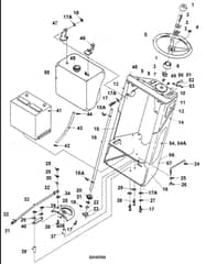Hayter 14-38 Ride On Tractor - HY1438 - Console Assy