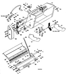 Hayter 14-38 Ride On Tractor - HY1438 - Powered Grass Collector `96-`97