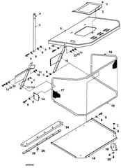Hayter 14-38 Ride On Tractor - HY1438 - Powered Grass Net `96-`97